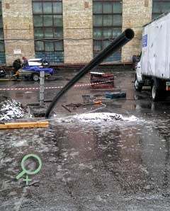 Санация трубопровода труба в трубу Санация трубопровода труба в трубу