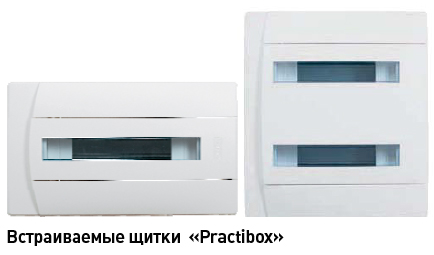 Встраиваемые щитки Practibox